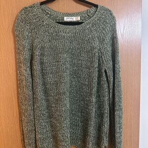 Faded Glory XL Olive Knit Sweater